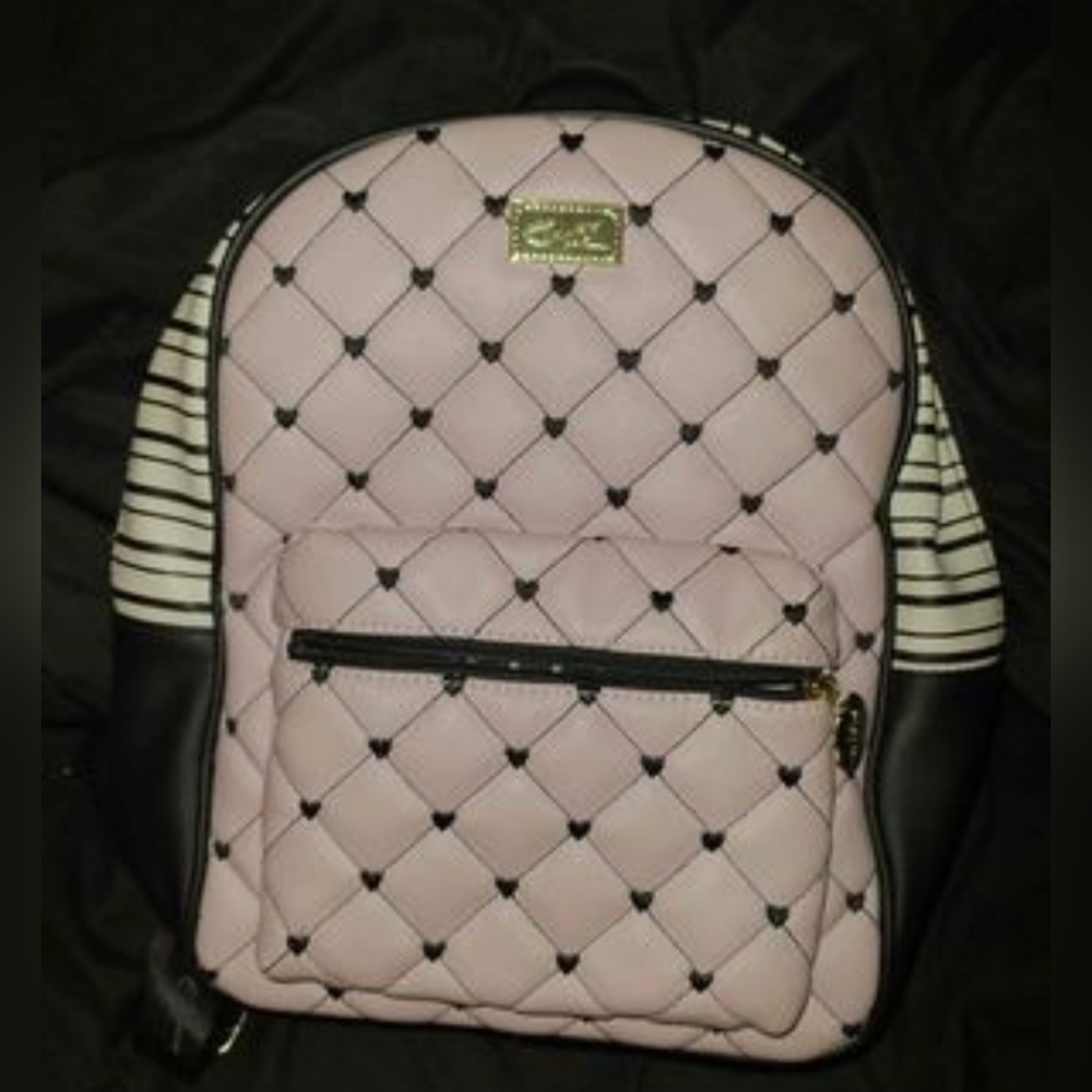 Betsey Johnson Heart Backpack Purse